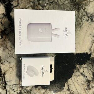 NWT: Baby’s Brew Portable Bottle Warmer and Adapater